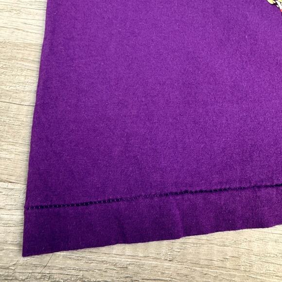 Vintage Taz USA IT'S AN ALTITUDE THING T-Shirt  Purple Single Stitch Size Large - Picture 6 of 8